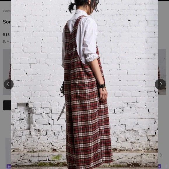 R13 jumbo dungarees overalls - Picture 3 of 9